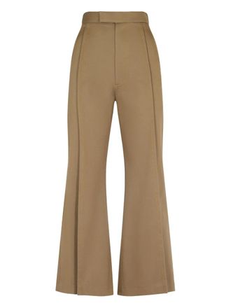 Vivienne Westwood High waist flared broek - Bruin