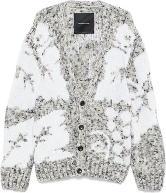 Federico Cina Grape Cardigan