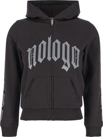 Balenciaga Black Zip-Up Hoodie