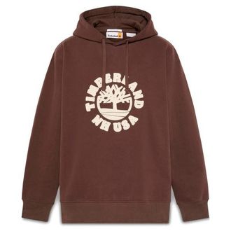 Timberland Holiday Graphic Hoodie Hoodie f&uuml;r Herren | braun