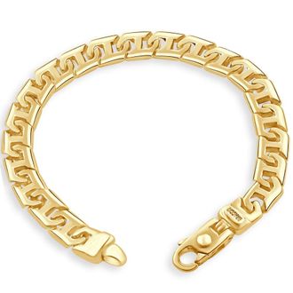 Pompeii3 Mens Link 14k Gold (36gram) or Platinum (59gram) Bracelet 8.5