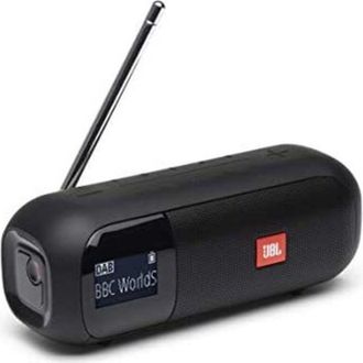 JBL Cassa Speaker Tuner 2 Black Altoparlante Portatile Bluetooth Con Radio Digitale (Jbltuner2Blk)