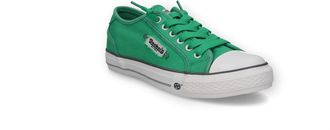 Dockers by Gerli Slip-On Sneaker DOCKERS BY GERLI, Damen, Gr. 36, gr&uuml;n, Textil, Schuhe Slip-On Sneaker, Sneaker, Schlupfschuh, Freizeitschuh mit Zierschn&uuml;rung