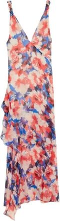 Patrizia Pepe Maxi Jurk - Dames - Maxi kleedjes - Veelkleurig - 3XL - Kleedjes