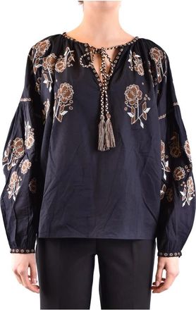 P.A.R.O.S.H. Shirt - Dames - Blouses - Zwart - XS - Overhemden