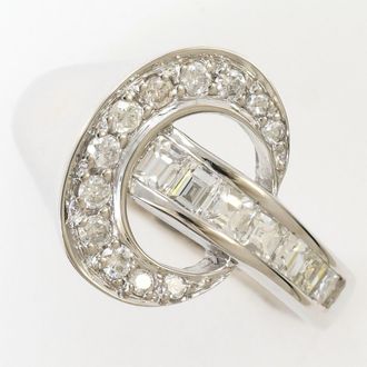C&A White Gold White Gold (18K) Band Ring (Pre-Owned)