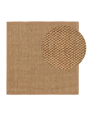 benuta Alfombra sisal crema 150x150