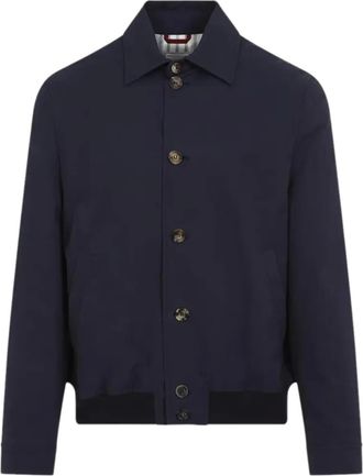 Brunello Cucinelli button-up shirt jacket - Blue