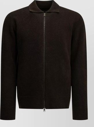Tagliatore virgin wool zip jacket