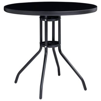 Berkfield Home 5 Piece Bistro Set Black & Anthracite