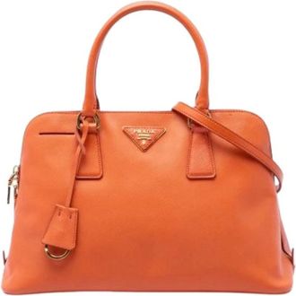 Prada Pre-owned Promenade Satchel - - Pre-owned - Donna - Arancione - ONE SIZE