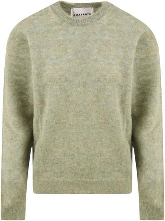 Amaranto Jersey de cuello redondo - Knitwear - Hombre - Verde - S