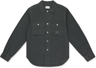 Aimé Leon Dore GRAY TWILL WORK BUTTON-DOWN SHIRT