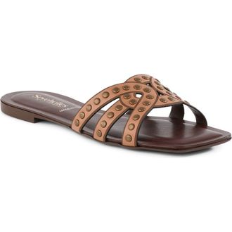 Seychelles Treasure Studded Slide Sandal in Tan at Nordstrom, Size 8.5