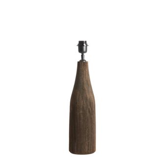 Light & Living L&aacute;mpara De Mesa - Trapino - Marr&oacute;n - Madera - - Light&living
