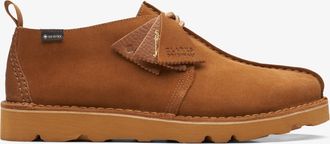 Clarks Mens Desert TrekGTX Tan Suede Shoes - Brown - Size UK 6