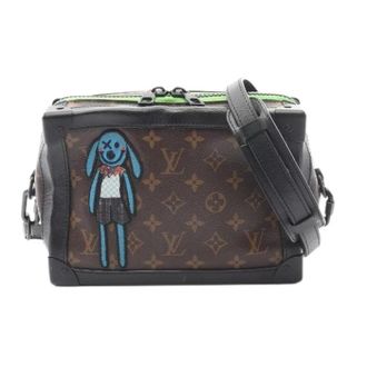 Louis Vuitton Pre-owned Soft Trunk LV Friend Monogram Macassar Schoudertas - Heren - Pre-owned - Bruin - Maat: ONE Size Leer