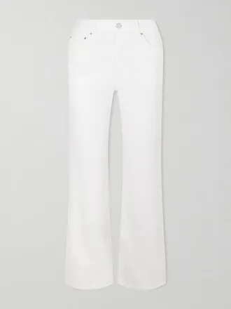 Toteme Jeans Svasati In Denim Kick - Bianco sporco