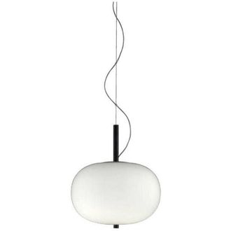 Leds - C4 Grok Ilargi - L&aacute;mpara Colgante De Techo Led Globe Ceniza Oscura Blanco Mate 1-10v Regulaci&oacute;n 32cm 1315lm 2700k