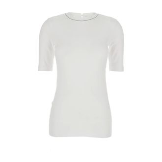 Brunello Cucinelli Mujer, Jerseys, Blanco, Talla: XL
