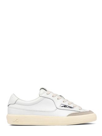Autry Minimalist Low-Top Sneakers with Suede Accents
