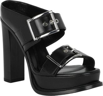 Alexander McQueen Alexander Mcqueen Boxcar Leather Sandal