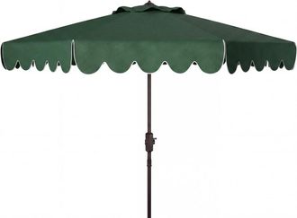 Safavieh Sombrilla en 100% poli&eacute;ster/aluminio, caza verde