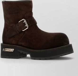 Balenciaga leather ankle boots