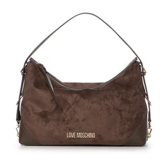 Love Moschino Schoudertas - Dames - Tassen - Bruin - Maat: ONE Size Zijde