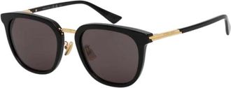 Bottega Veneta Zonnebrillen - Heren - Zonnebrillen - Zwart - 55 MM - Accessoires