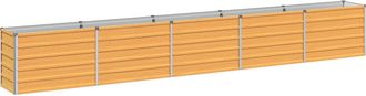 vidaXL Cama De Jard&iacute;n Elevada Natural 400 X 40 X 55 Cm Vidaxl