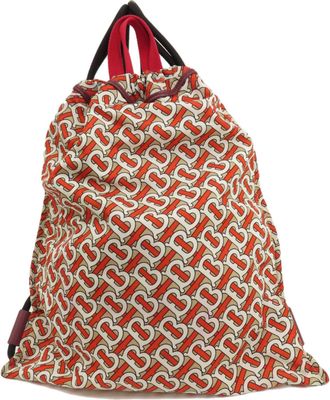 Burberry Brown Nylon Backpack (Pre-Owned)