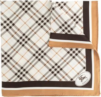 Burberry Accessoires, unisex, Beige, ONE Size, Logo Sjaal