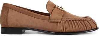 Fendi Suede Baguette Loafers