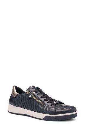 Ara Rei Low Top Sneaker in Black/Silver at Nordstrom, Size 11.5