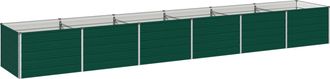 vidaXL Cama De Jard&iacute;n Elevada Verde 480 X 80 X 55 Cm Vidaxl