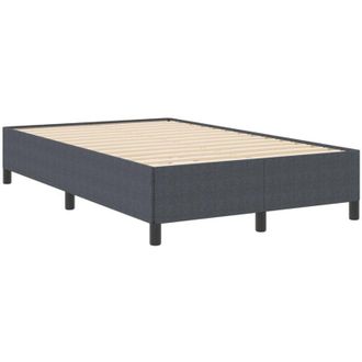 vidaXL Estructura De Cama Gris Oscuro 120 X 190 Cm Telas De Pana Vidaxl