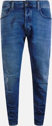 Diesel Mens Diesel Tepphar-X Brown Badge Blue Denim Pants - Size: 34/32