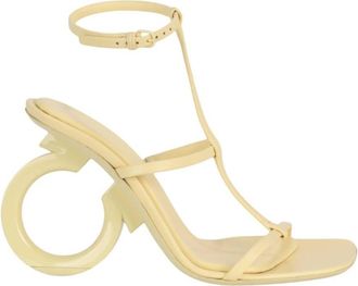 Ferragamo Ferragamo Elina T-Strap Gancini Sandals