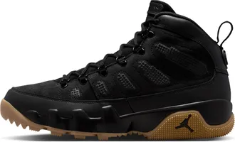 Nike Jordan Mens Air Jordan 9 Retro Boots in Black | AR4491-025