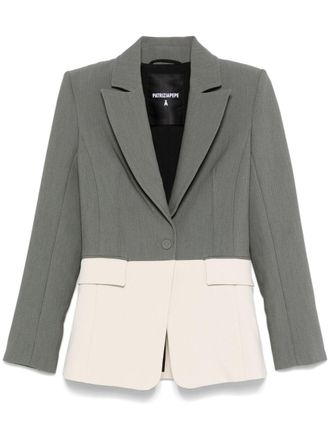 Patrizia Pepe Blazer met colourblocking - Grijs
