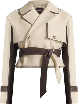 Mani&egrave;re De Voir Giacca con cintura Lelia - Toni neutri