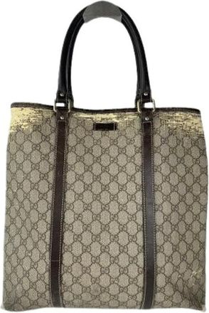 Gucci Pre-owned Tote Bags, female, Brown, Size: ONE SIZE Pre-owned Vintage Tote Bag