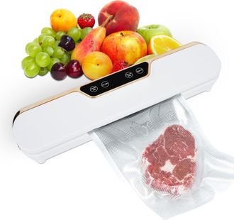 OEM Selladora Al Vac&iacute;o De Alimentos, Potencia De Succi&oacute;n De 62 Kpa, Modos Seco/h&uacute;medo, 10 Bolsas De Vac&iacute;o Para Alimentos, Temporizador Digital, Compacta Y
