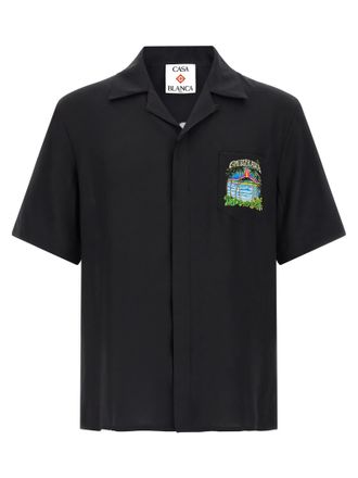Casablanca Silk Mens Blouse