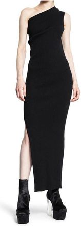 Rick Owens Kleedjes, Dames, Zwart, M, Polyester, Athena Dress