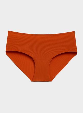 Miiyu Womens Mini-rib laser-cut classic brief Recycled nylon