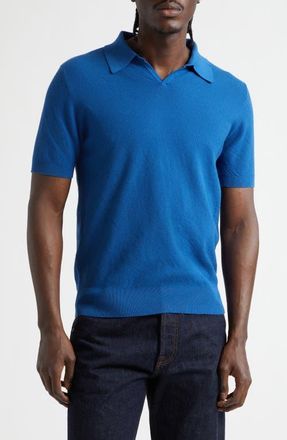 Boglioli Garment Dyed Cotton Polo in Royal Blue at Nordstrom, Size Xx-Large
