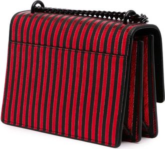 Saint Laurent Hobo Bags - 2019 Small Metallic Striped Canvas Monogram Sunset - Gr. unisize - in Rot - für Damen