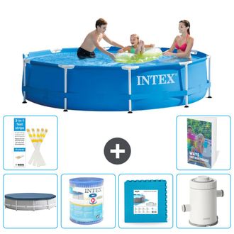Intex Piscina Con Estructura Redonda - 305x76 Cm - 7-piezas S80